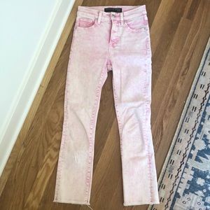 Veronica Beard Jeans Pale Pink Acid